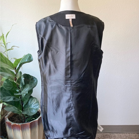 Laundry By Shelli Segal Black Polyester Rayon Long Blazer size 8 - Picture 11 of 16